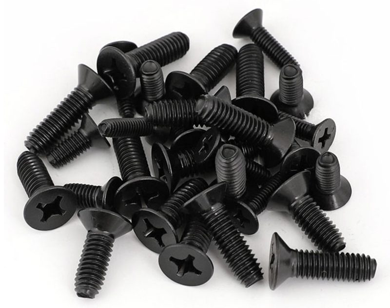 zinc plated steel screws