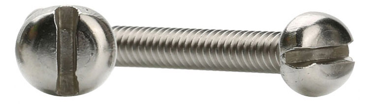 stainless steel slotted screws