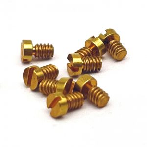 slotted head cap screw | tiny gold screws | micro screw manufacturers
