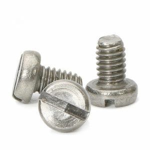 Pan slotted screws