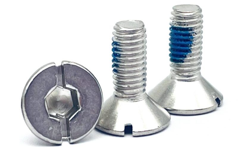 stainless steel screws countersunk socket slotted head