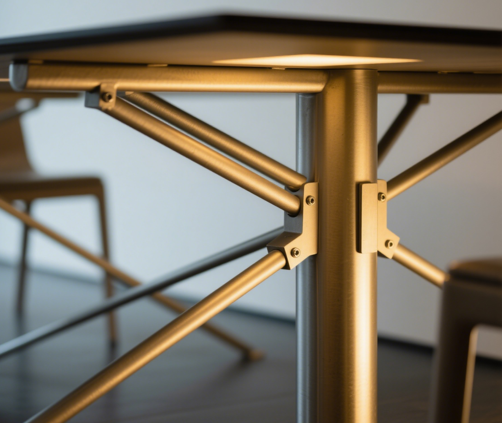 Furniture: Hidden fasteners for aesthetics.