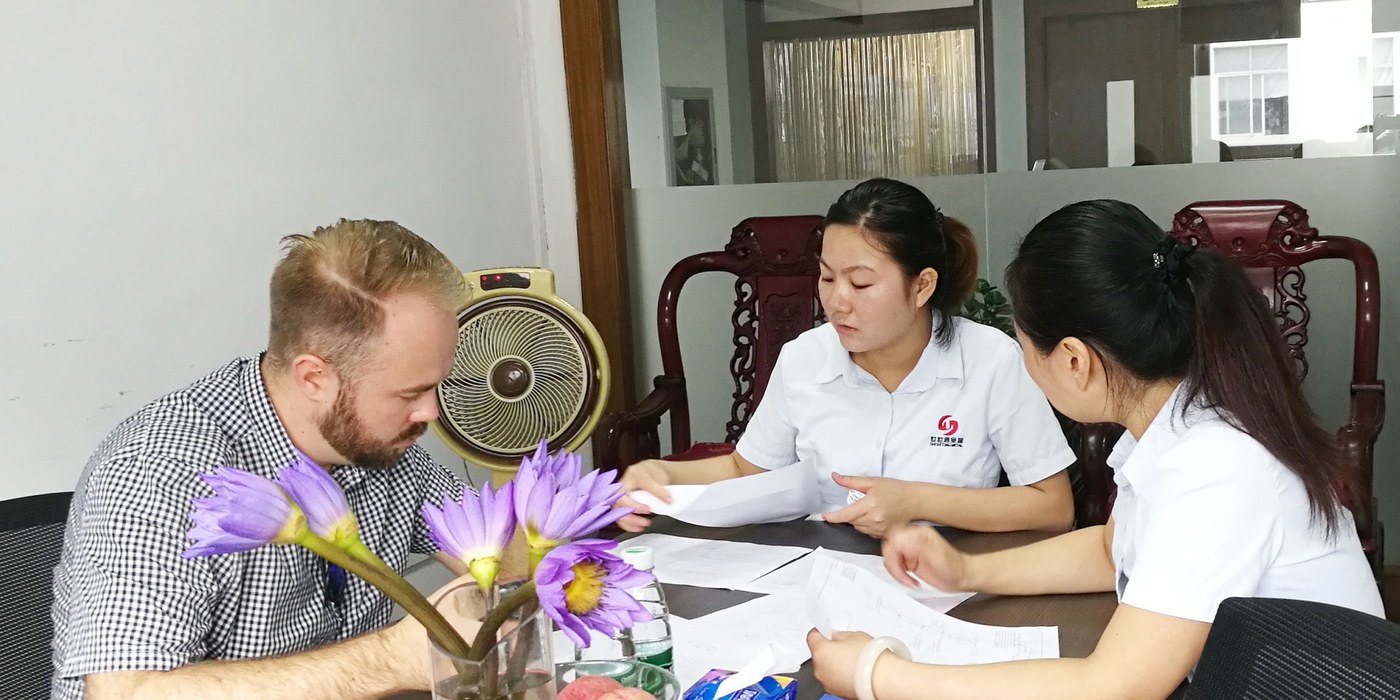 Danish customer at Shi Shi Tong