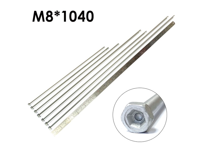 Extra-Long Hex-Head Dacromet Screws
